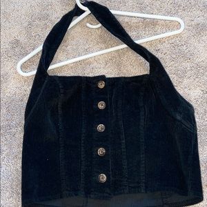 American Eagle black crop top